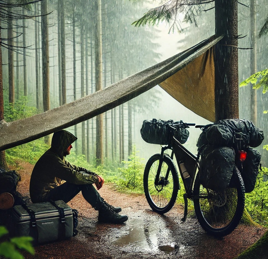 Spring Showers & Gravel Hours: How to Bikepack Through Rain Like a Pro