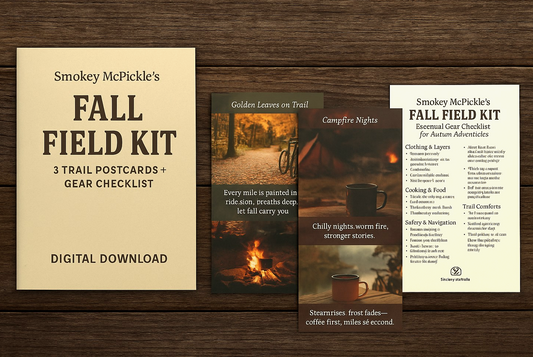Fall Field Kit: 3 Trail Postcards + Gear Checklist (Digital Download)
