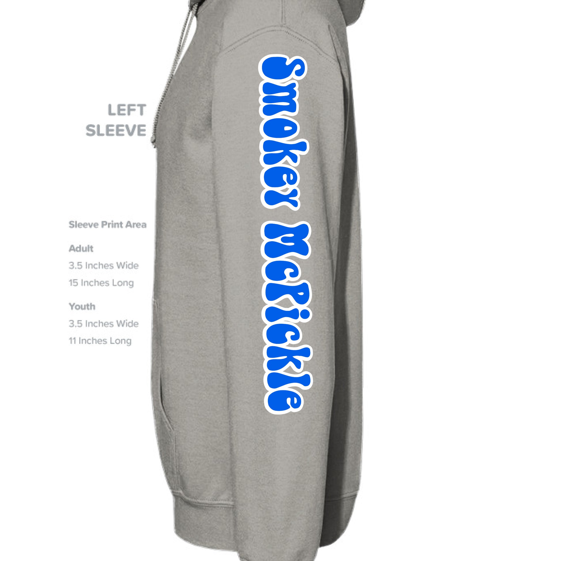 SMOKE/ SMPLY RED - SLEEVE_LEFT